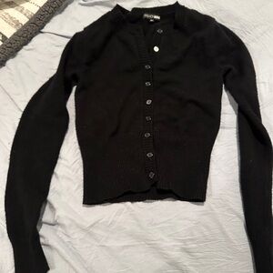 Fashion Nova Classic Black Cardigan